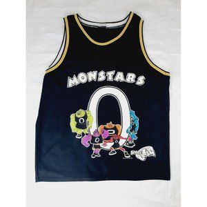 Vintage 1996 Men's Monstars Space Jam Basketball Tune Squad Sleeveless Jersey XL